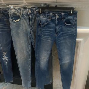 5 PAIRS of American Eagle, Size 6 Skinny Jeans